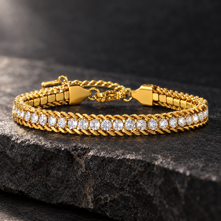 KRYAL Frost Link bracelet in a black gift box