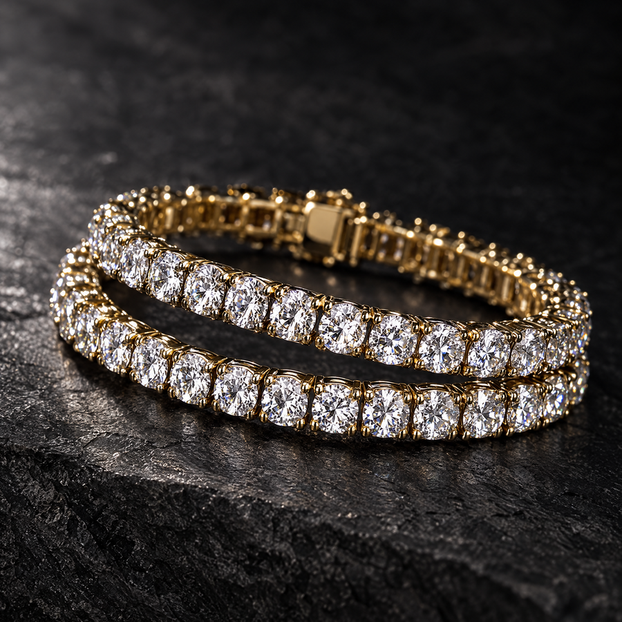 KRYAL Frost Tennis bracelet in a black gift box