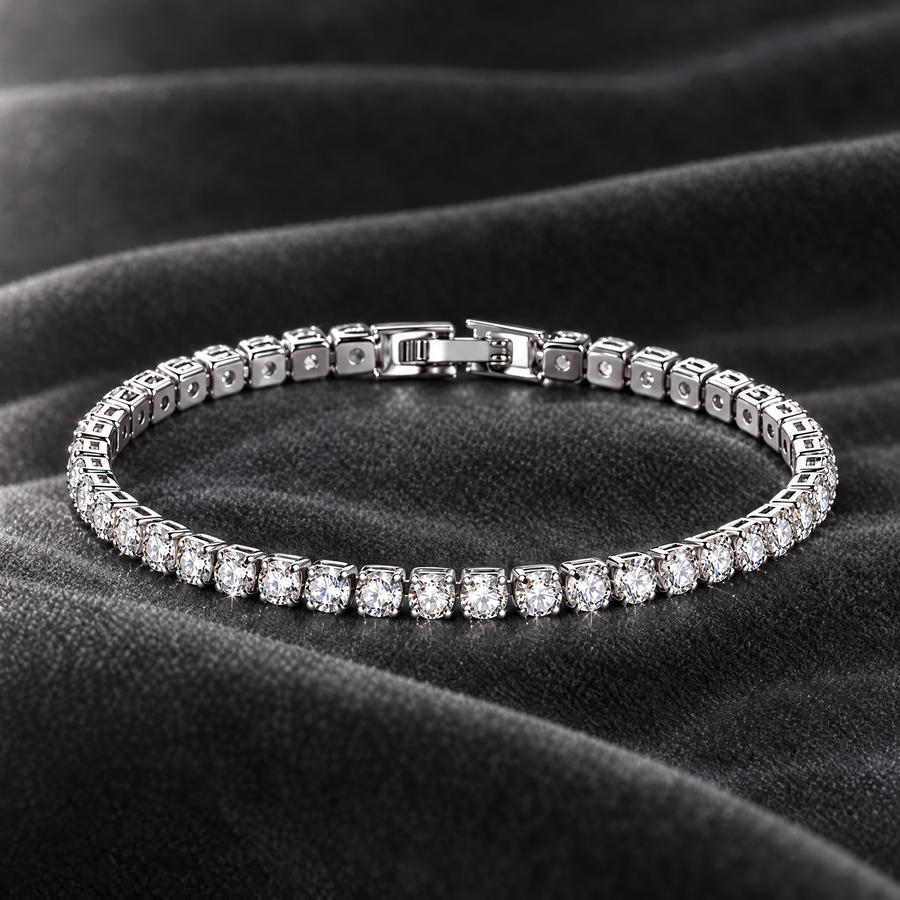 KRYAL Glacier 925 tennis bracelet in a black gift box