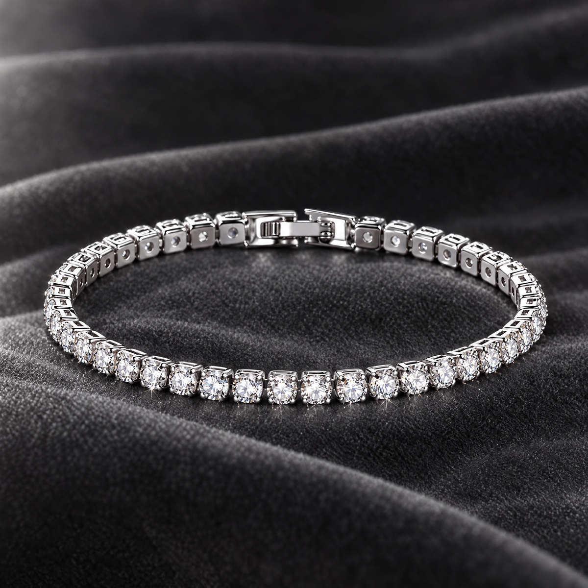 KRYAL Glacier 925 tennis bracelet in a black gift box